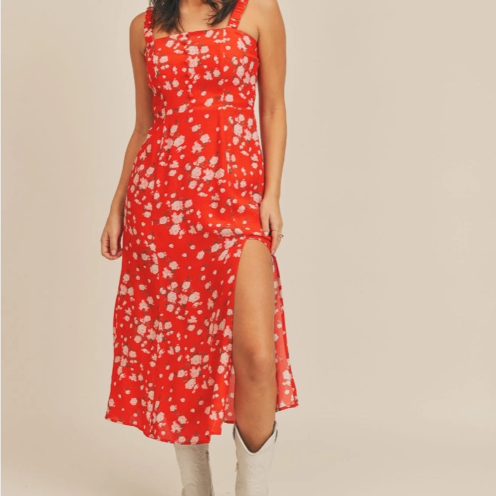 Poppy Floral Midi Dress by Sage - Picture 1 of 9
